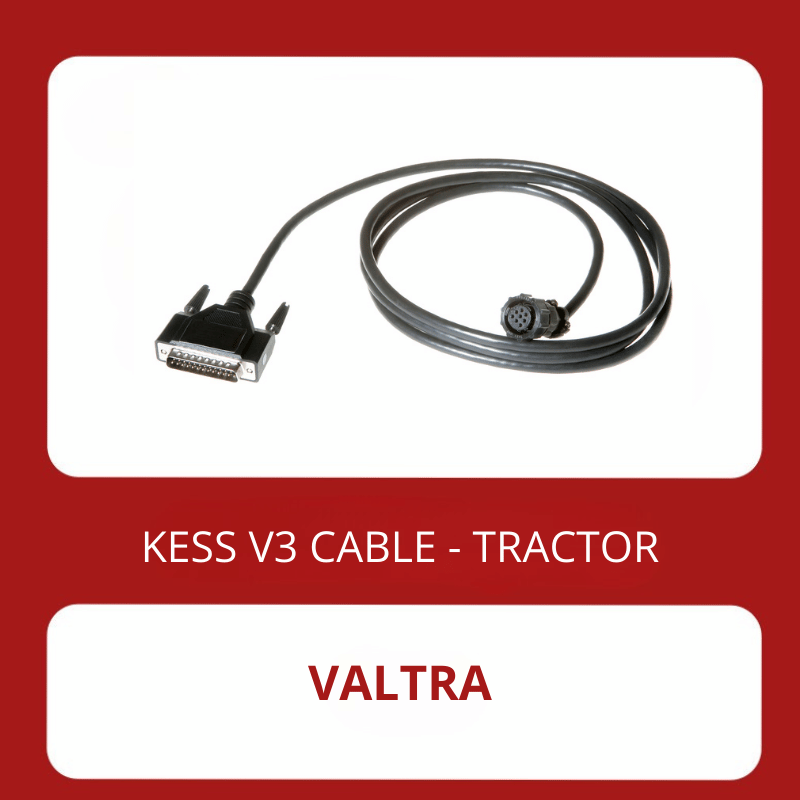 KESS3 Valtra 8 pin diagnostic connector cable 