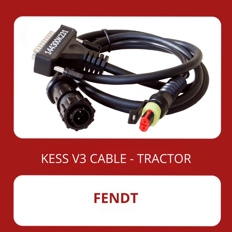 KESS3 Fendt 4 pin CAN diagnostic connector cable 