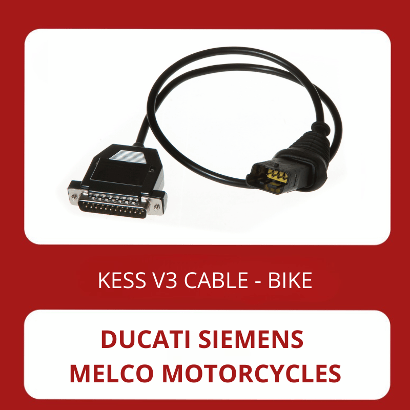KESSv3 Ducati OBD connector cable for Siemens VDO and Melco Mitsubishi ECU