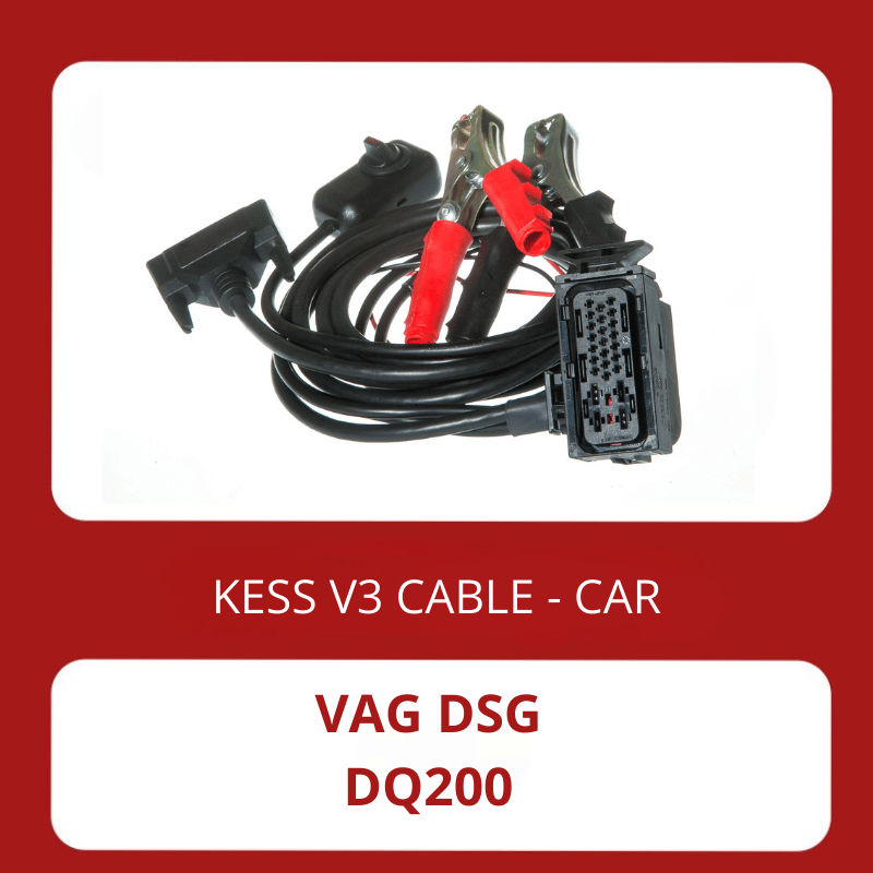 KessV3 OBD to DSG DQ200 ECU programming cable