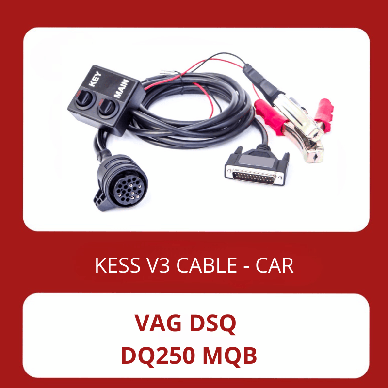 KessV3 OBD to DSG DQ250 MQB ECU programming cable
