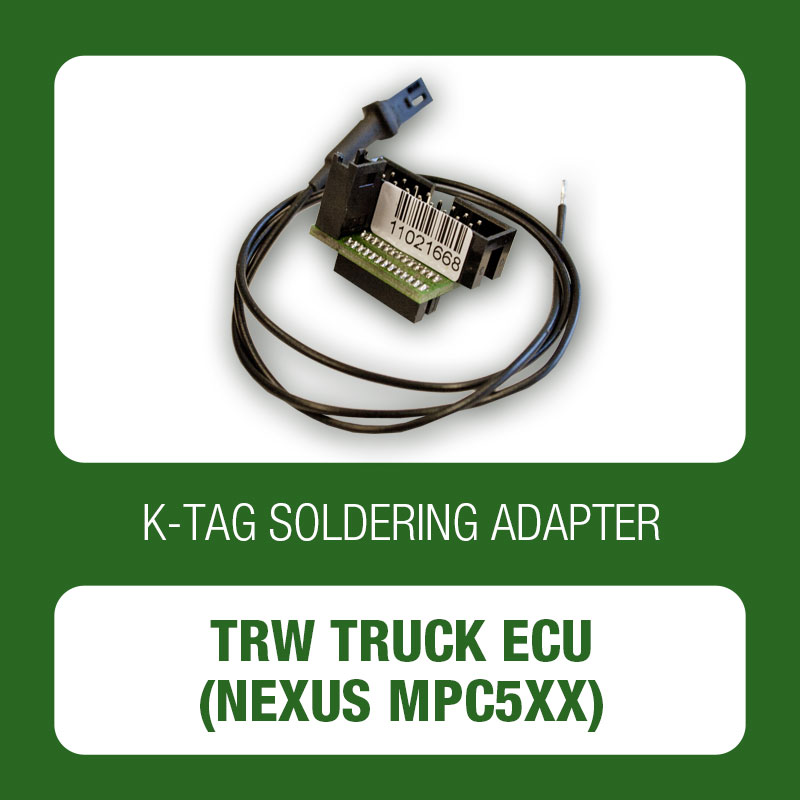 K-TAG soldering adapter for TRW truck ECU (Nexus MPC5xx) 