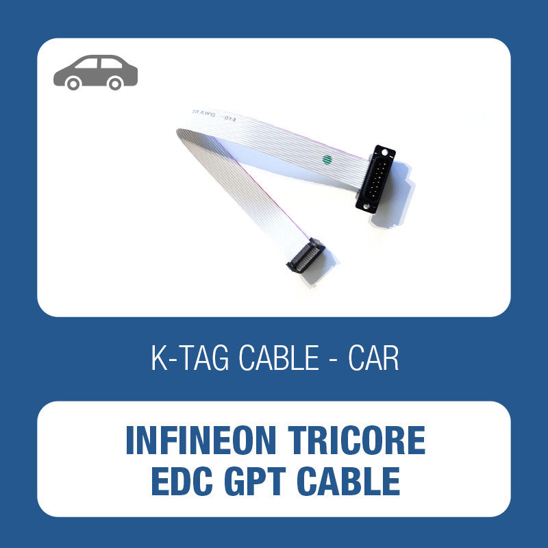 K-TAG Infineon Tricore EDC GPT Cable 