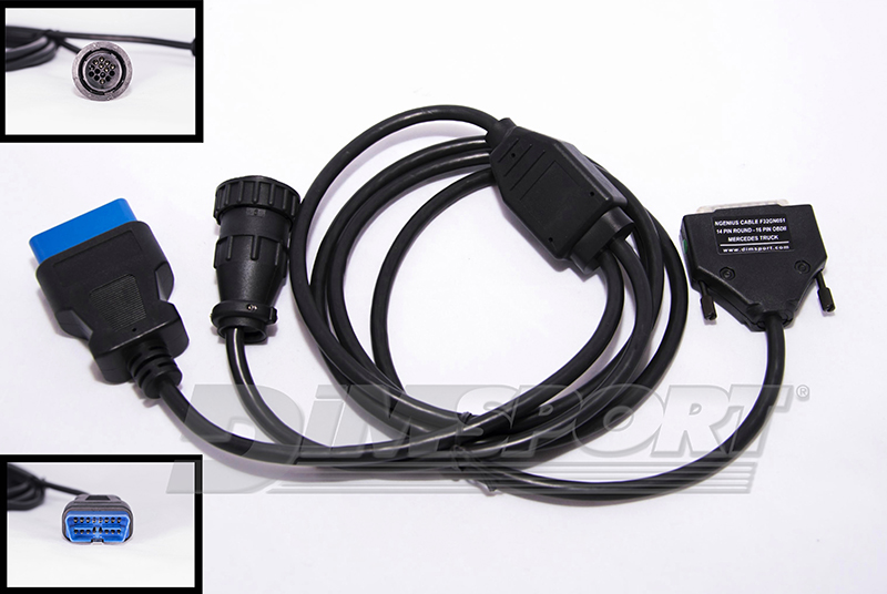 New Genius Specific OBD2 Diagnostic Connector for Mercedes Truck 