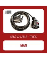 Kessv2 MAN 12Pin OBD cable - 144300K237 - t