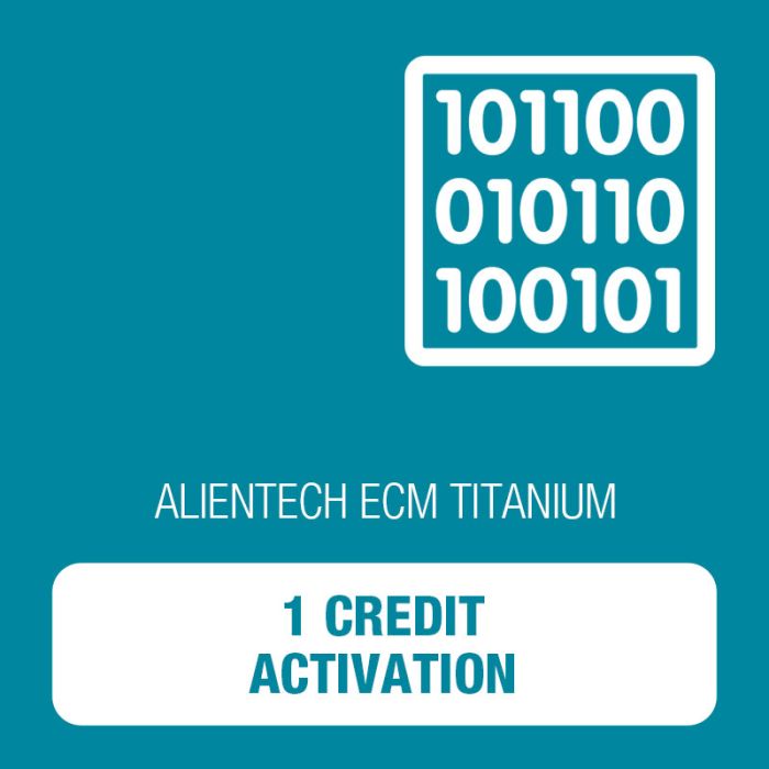 Alientech - ECM Titanium - 1 Download Credit (149757EC12)