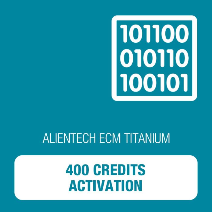 Alientech - ECM Titanium - 400 Download Credits (149757EC14)