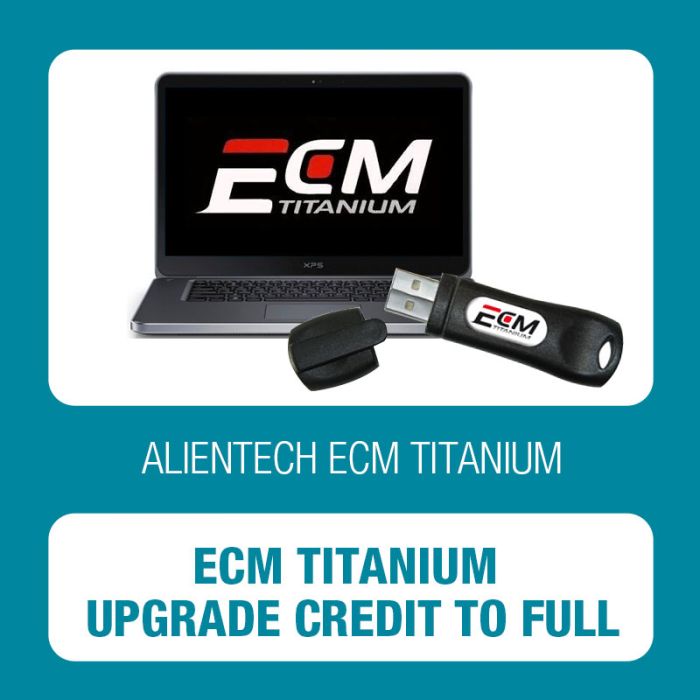 Alientech - ECM Titanium - Upgrade from Credit to Full Version (149757EC11)