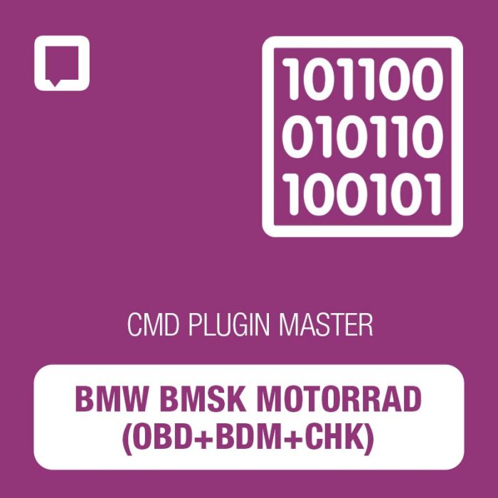 Flashtec - CMD Plugin BMW BMSK Motorrad (OBD+BDM+CHK) MASTER (CMD10.02.16)