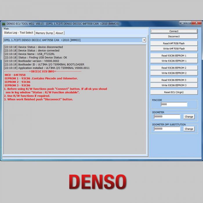 Denso Plugin for I/O Terminal Tool
