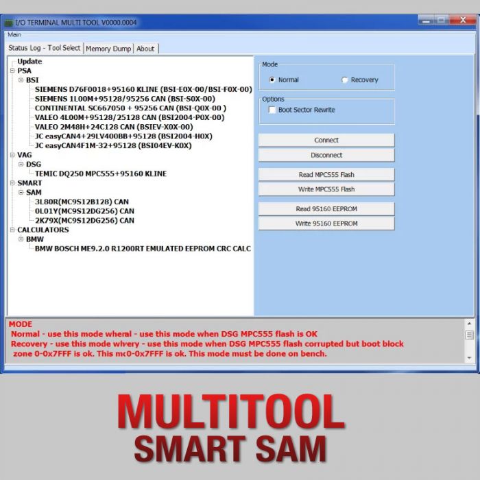 I/O Terminal - Multitool Plugin SMART SAM (iot_multiplugin_smartsam)
