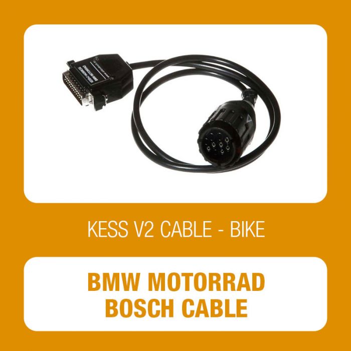 Alientech - KESSv2 BMW motorbike connector cable for Bosch ECU (144300K266)