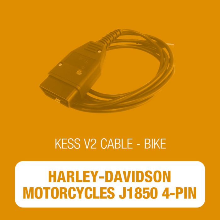 Alientech - KessV2 Harley Davidson J1850 4-pin OBD Connector Cable for ECU (144300K256)