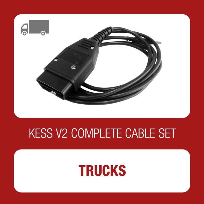 KESSv2 complete set of cables for Trucks
