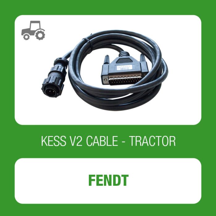 Alientech KessV2 Fendt 4 pin K-LINE diagnostic connector cable - t
