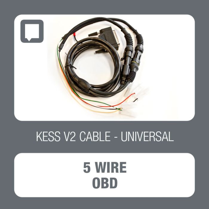 KESSv2 Universal 5-wire cable for non-standard OBD connection