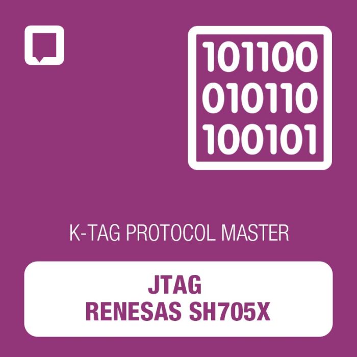Alientech - K-TAG JTAG Renesas SH705x protocol MASTER (14KTMA0003)