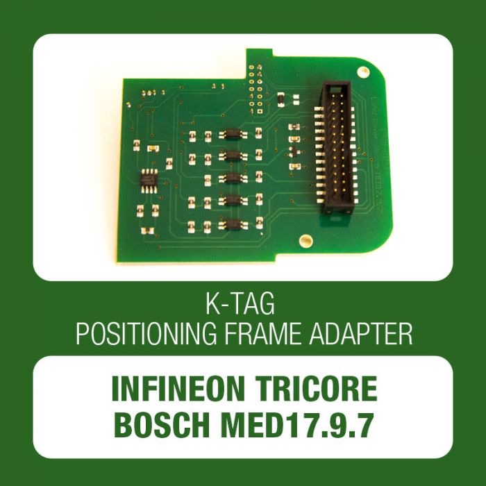 Alientech - K-TAG positioning frame adapter for Infineon Tricore ECU Bosch MED17.9.7 (14AM00T20M)-1