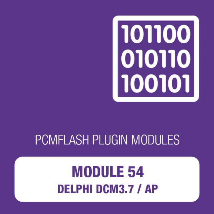 PCM Flash - Module 54 - Delphi DCM3.7 / AP (pcmflash_module54)