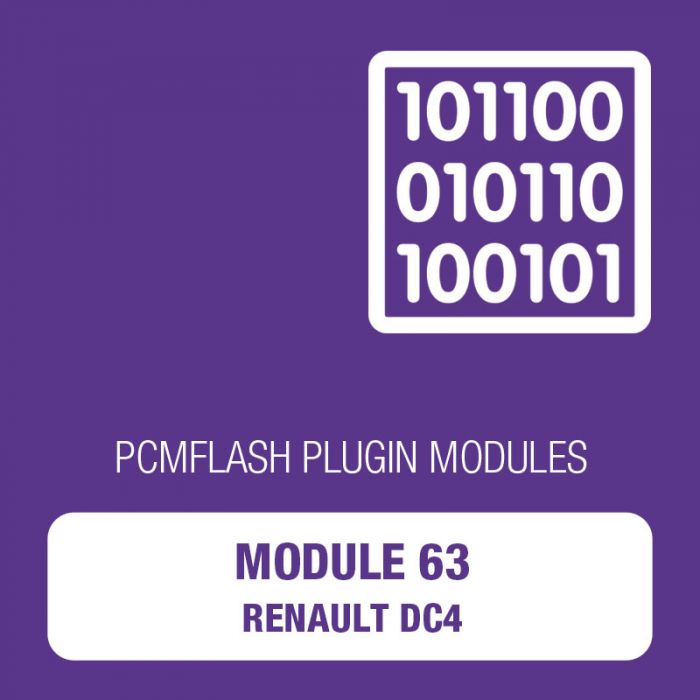 PCM Flash - Module 63 - Renault DC4 for PCM Flash (pcmflash_module63)