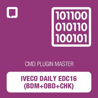 Flashtec - CMD Plugin Iveco Daily EDC16 (BDM+OBD+CHK) MASTER (CMD10.02.03)