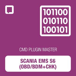 Flashtec - CMD Plugin Scania EMS S6 (OBD/BDM+CHK) MASTER (CMD10.02.02)
