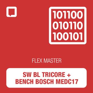 Software Flex BL Tricore + Bench Bosch MEDC17 - MASTER (FLS0.10M)