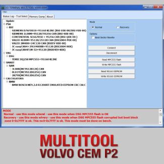 Multitool Plugin Volvo CEM P2 for I/O Terminal Tool