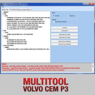 Multitool Plugin Volvo CEM P3 for I/O Terminal Tool