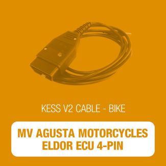 Alientech - KessV2 MV Agusta 4 pin OBD Connector Cable for ELDOR ECU (144300K258)-1