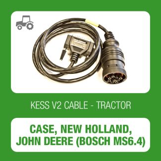 Kessv2 Case - New Holland - John Deere 9Pin OBD cable for Bosch MS6.4 ECU - 144300K226 - t