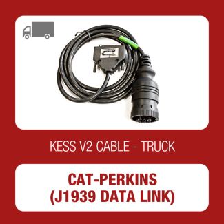 Alientech KessV2 CAT J1939 data link 9 pin round diagnostic connector cable - t