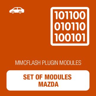 MMC Flash - Set of modules Mazda (mmcflash_modulesmazda)