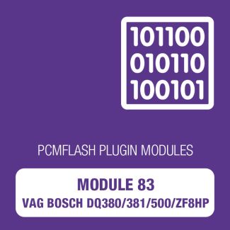 Module 83 - VAG Bosch DQ380/DQ381/DQ500/ZF 8HP for PCM Flash