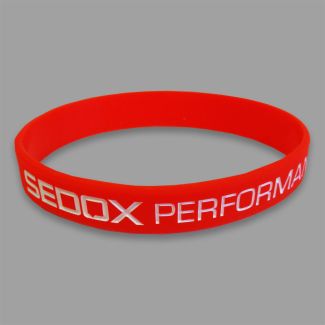 Sedox Performance - silicone wristband - red (sedox-wristband-red)