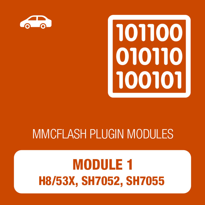 1 Module - h8 / 53x, SH7052, SH7055 for MMC Flash 